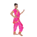 Lavani Saree Fancy Dress Costume Pink