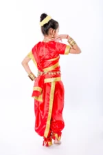 Lavani Saree Fancy Dress Costume Red