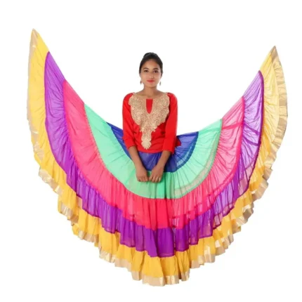 Multicolor Indo Western Fancy Dress Costume