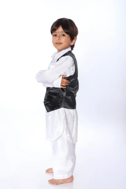 Pathani Fancy Dress Costume White