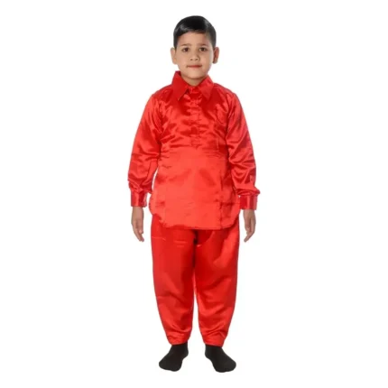 Pathani Suit Fancy Dress Costume Red