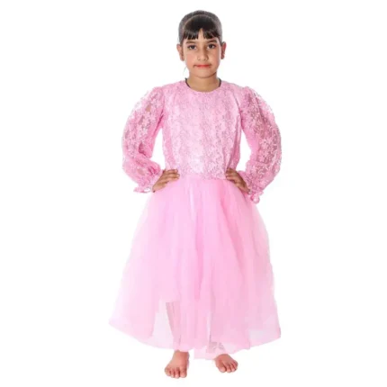 Pink Western Dance Frock Fancy Dress Costume