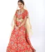 Radha Rani Fancy Dress Lehenga Golden Red