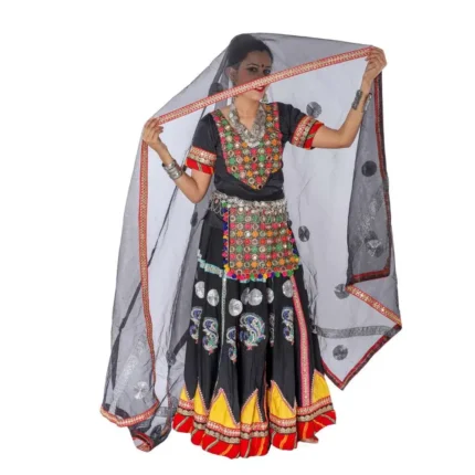 Rajasthani Kalbelia Dance Dress Black