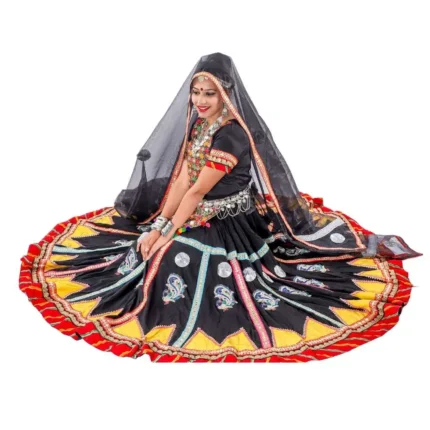Rajasthani Kalbelia Dance Dress Black