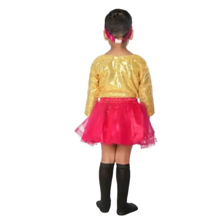 Western Dance Skirt Top Fancy Dress Costume For Girls