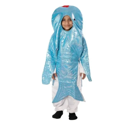 Blue Fish Fancy Dress Costume For Kids