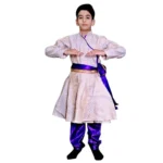 Boys Kathak Fancy Dress Costume White & Royal Blue