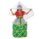 Manipuri Dance Fancy Dress Costume For Girls