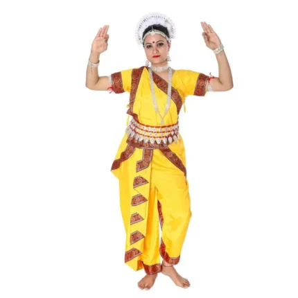 Odissi Dance Fancy Dress Costume For Girls