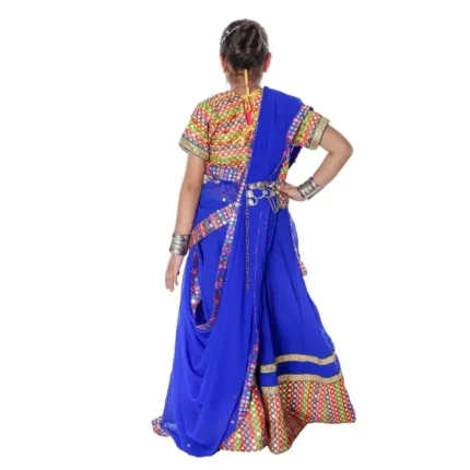 Rajasthani Dance Lehenga Choli Dress For Girls
