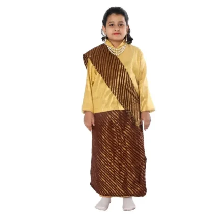 Sikkim Girl Traditional Fancy Dress Costume