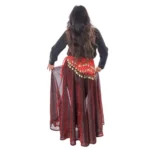 Stylish Western Dance Long Skirt Top Dress For Girls
