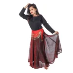 Stylish Western Dance Long Skirt Top Dress For Girls