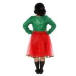 Western Dance Fancy Dress Skirt-Top For Girls