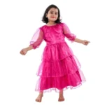 Western Dance Frock Costume Purple For Girls