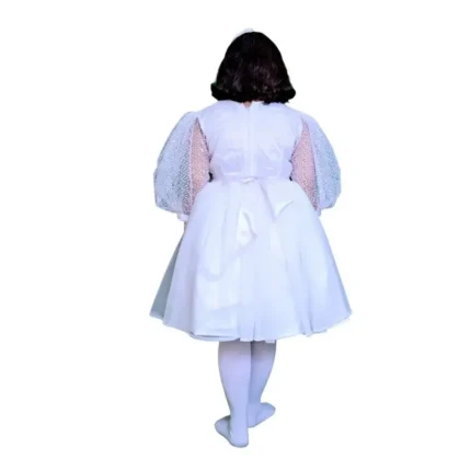 Western Frock Fancy Dress Costume For Girls in White