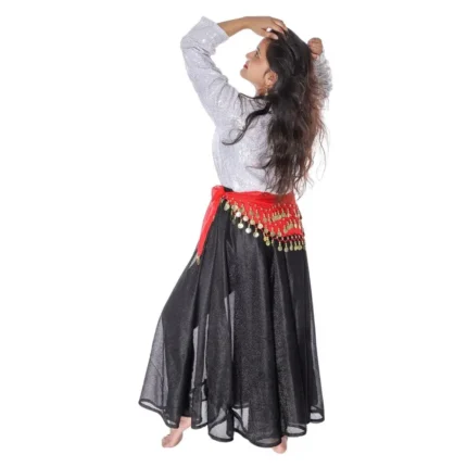Western Long Skirt-Top Dance Costume For Girls