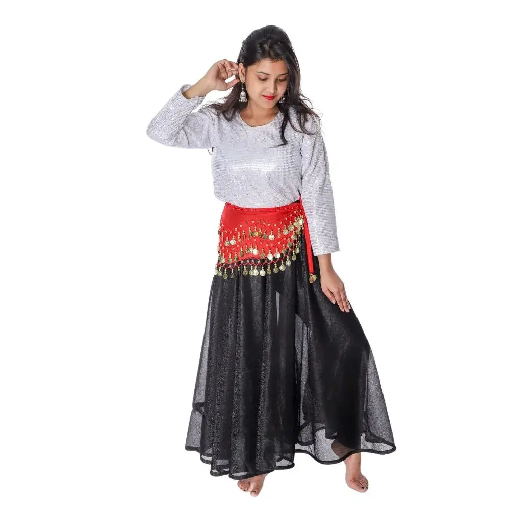 Western Long Skirt-Top Dance Costume For Girls Western Long Skirt-Top Dance Costume For Girls